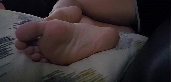  Amateur wife&039;s size 5 feet, toes, and soles